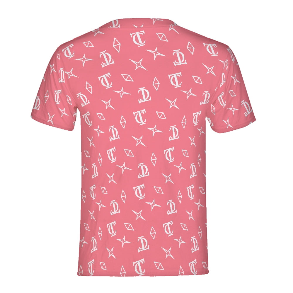 Monogrammed Unisex Peach Tee