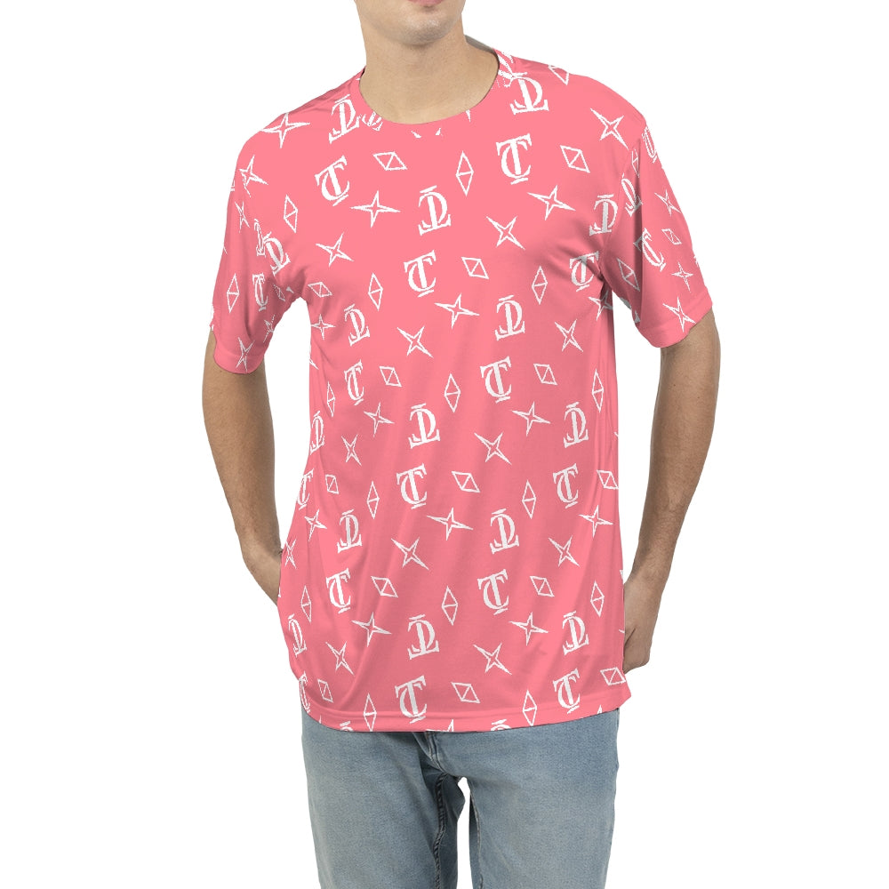 Monogrammed Unisex Peach Tee