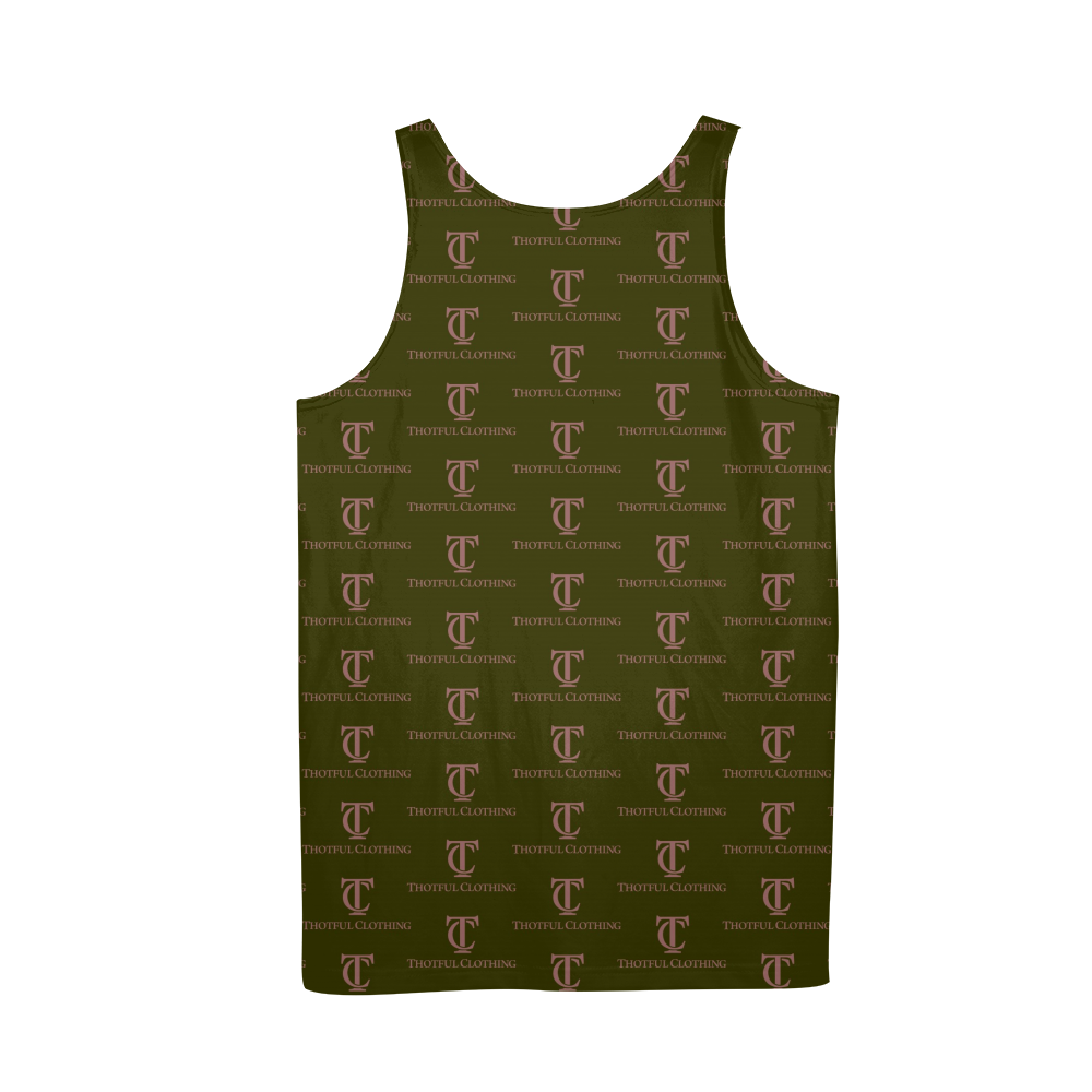 Monogrammed Unisex Army Tank