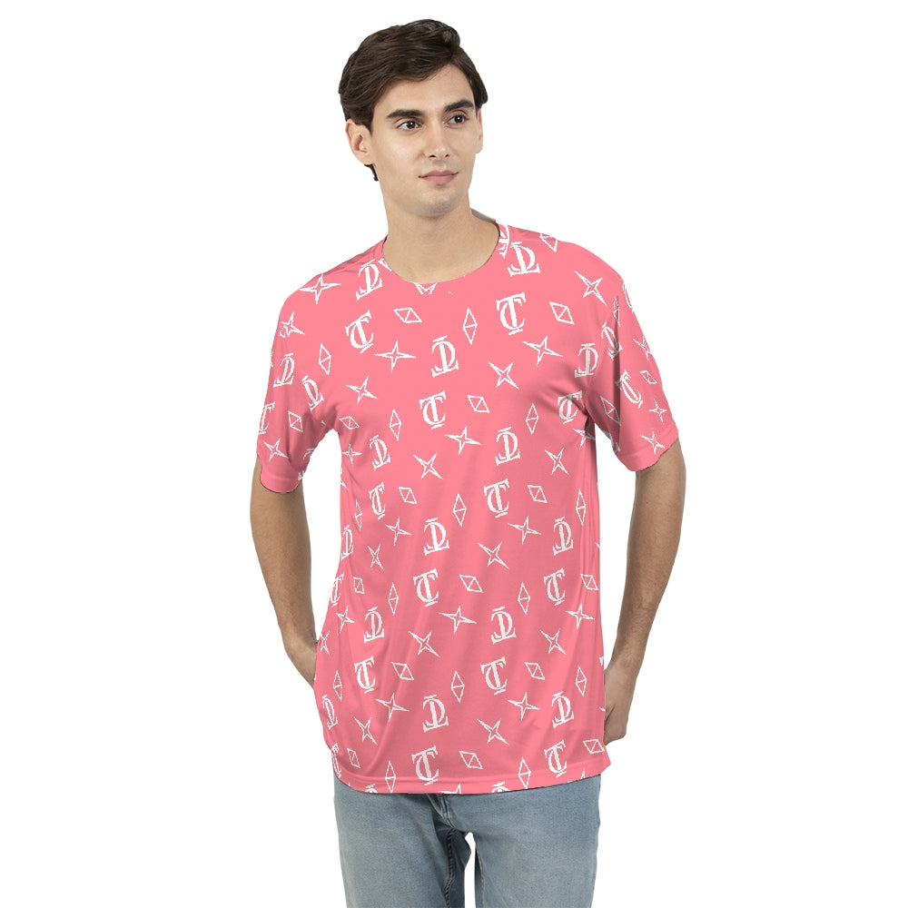 Monogrammed Unisex Peach Tee