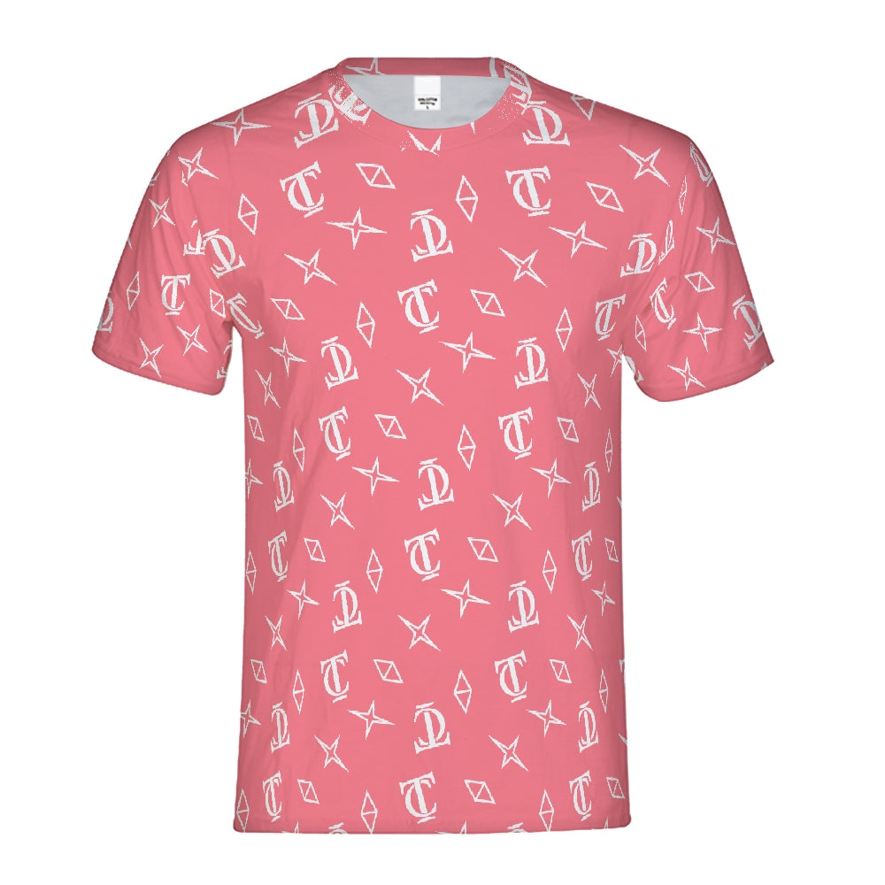 Monogrammed Unisex Peach Tee